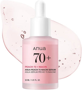 ANUA Suero de niacinamida Peach 70 30 ml/suero facial iluminador e hidratante/belleza limpia diaria (1,01 fl. oz.)