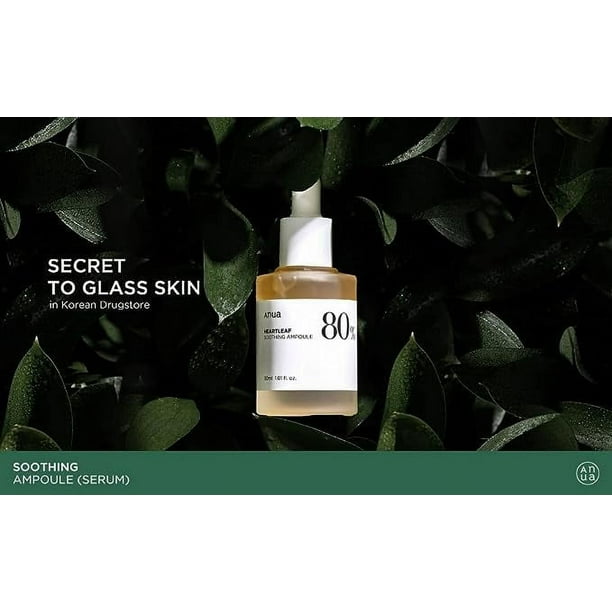 Anua Ampolla Calmante 80% de Hojas de Corazón 30 Ml