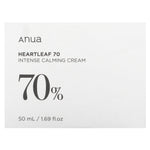 Crema calmante intensa al 70% de Heartleaf`` 50 ml (1,69 oz. Líq.)